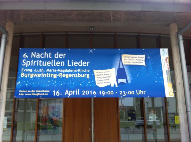 Die 6. Spirituelle Liedernacht Regensburg 2016